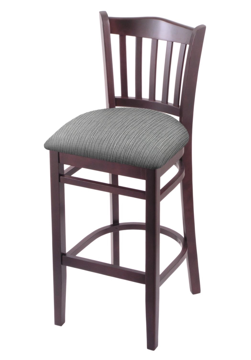 Picture of Holland Bar Stool 312030DC020 30 in. Bar Stool&#44; Dark Cherry & Graph Alpine Seat