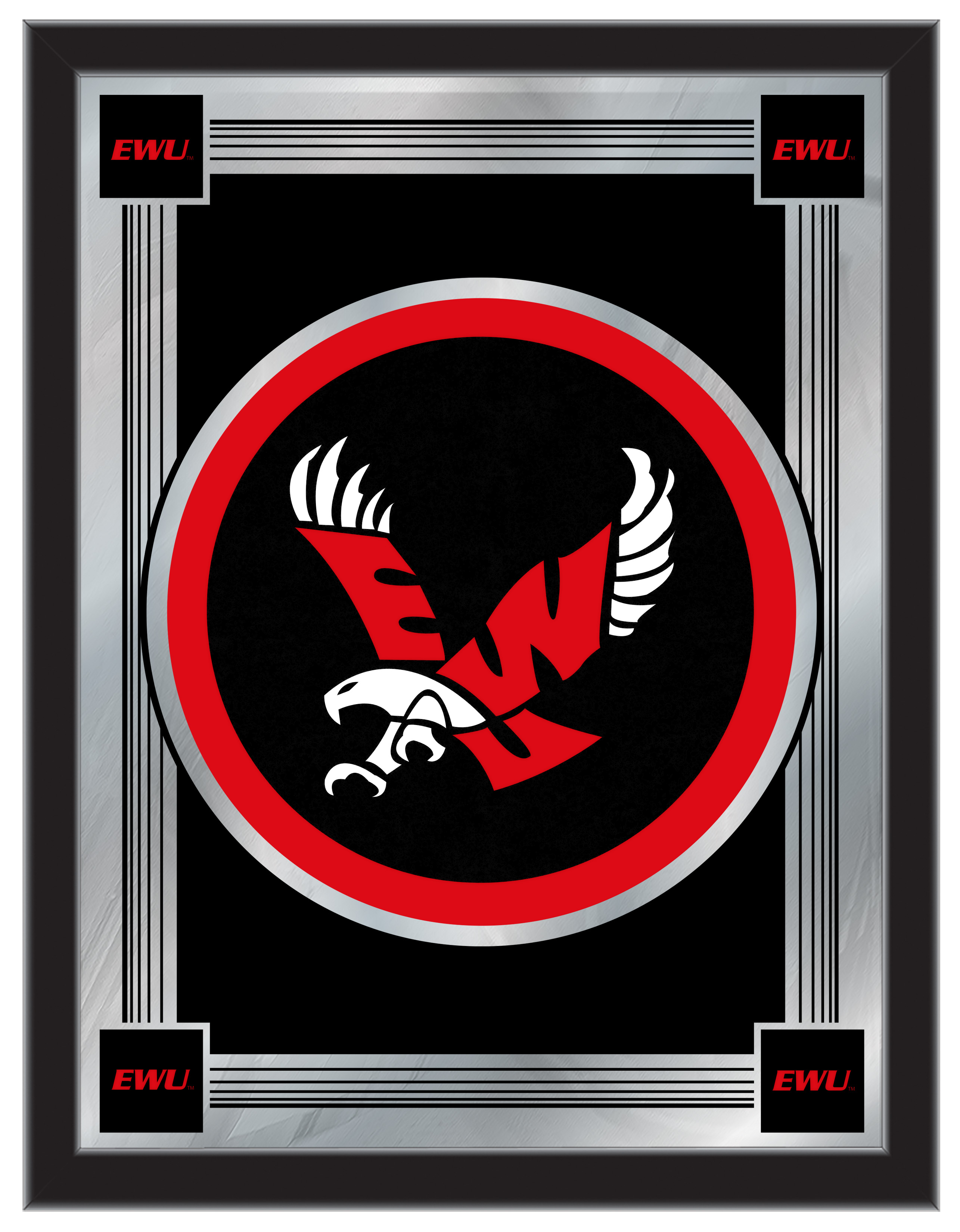 MLogoEastWA Eastern Washington 17 x 22 in. University Logo Mirror
