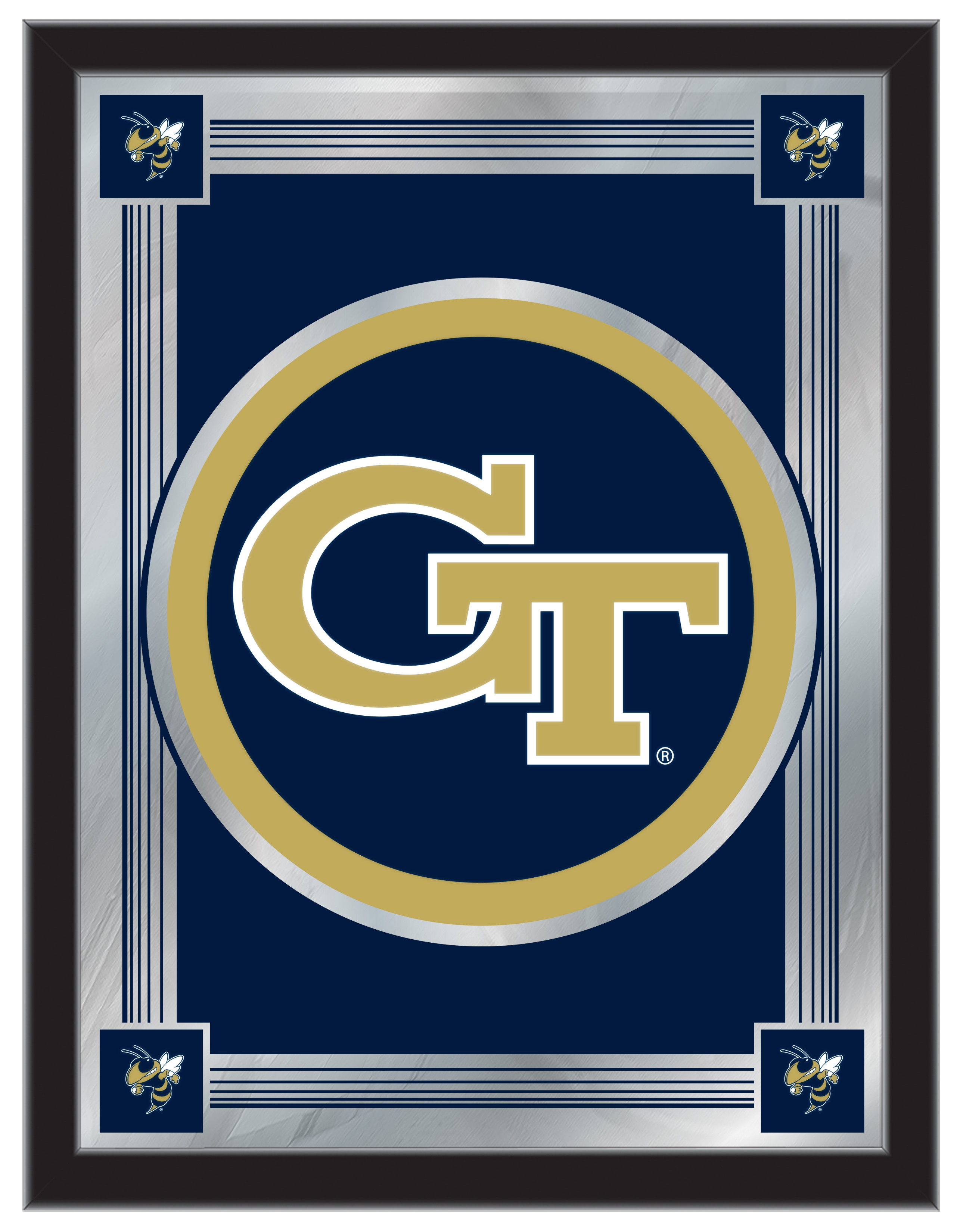 MLogoGATech Georgia Tech 17 x 22 in. University Logo Mirror