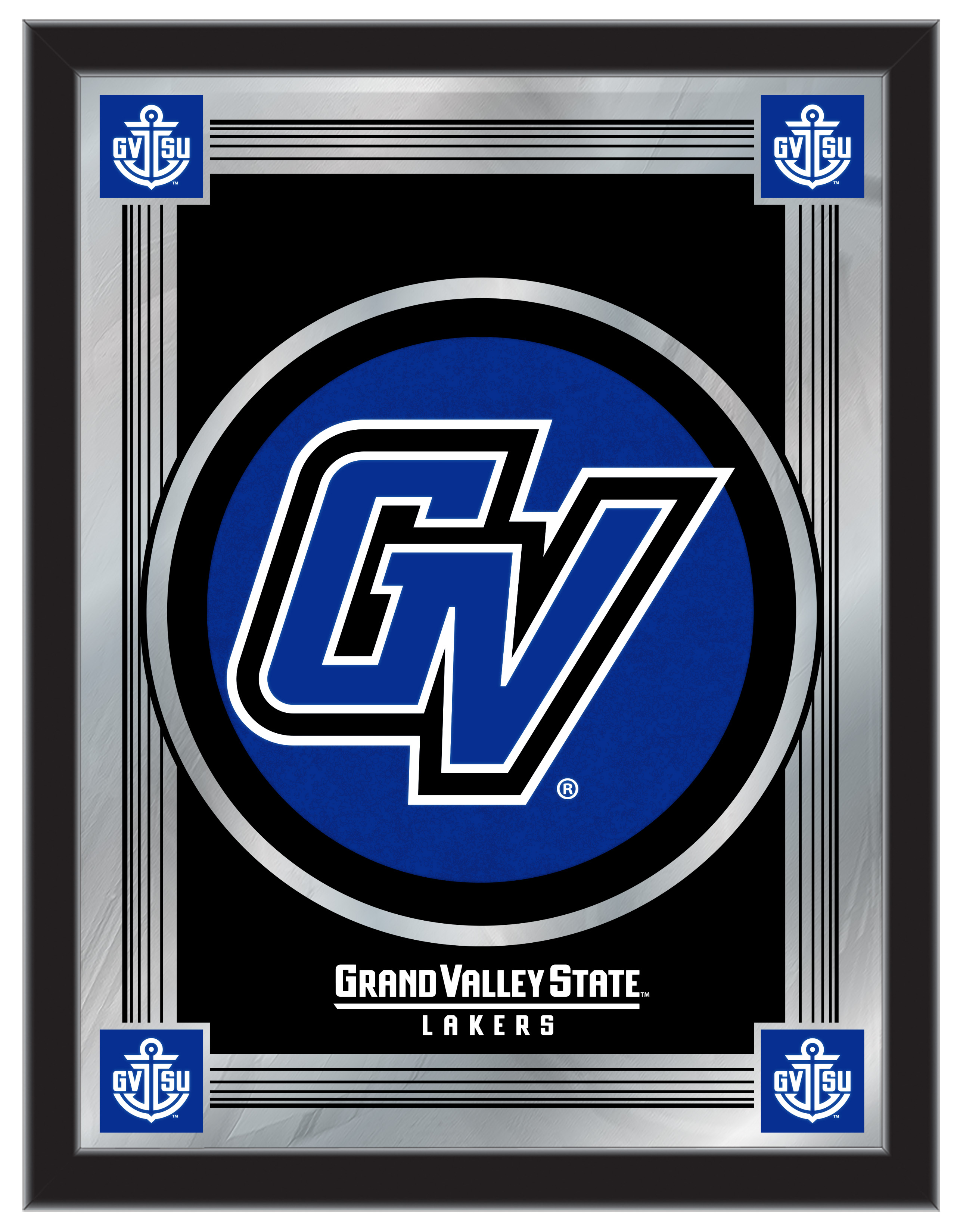 MLogoGVStUn Grand Valley State 17 x 22 in. University Logo Mirror