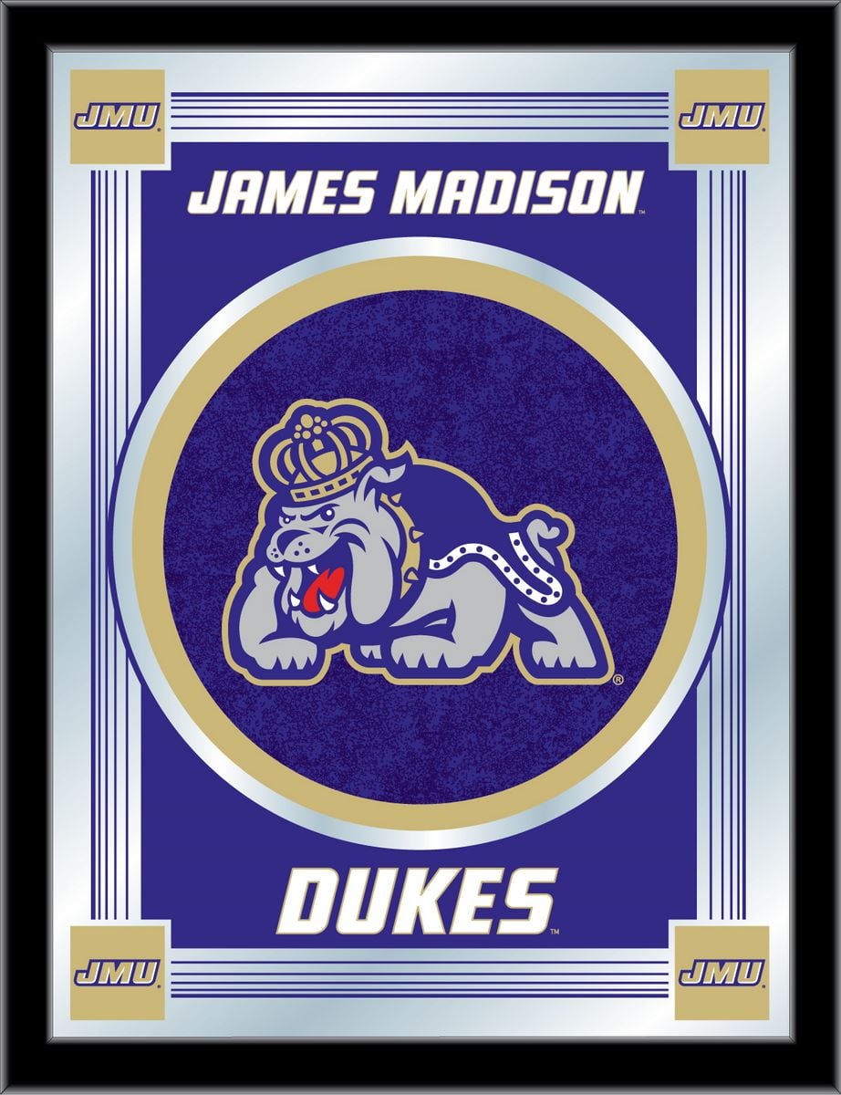 MLogoJmsMad James Madison 17 x 22 in. University Logo Mirror