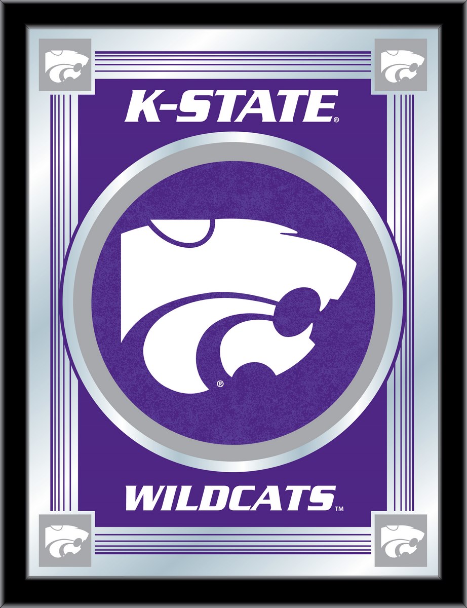MLogoKnsasS Kansas State 17 x 22 in. University Logo Mirror
