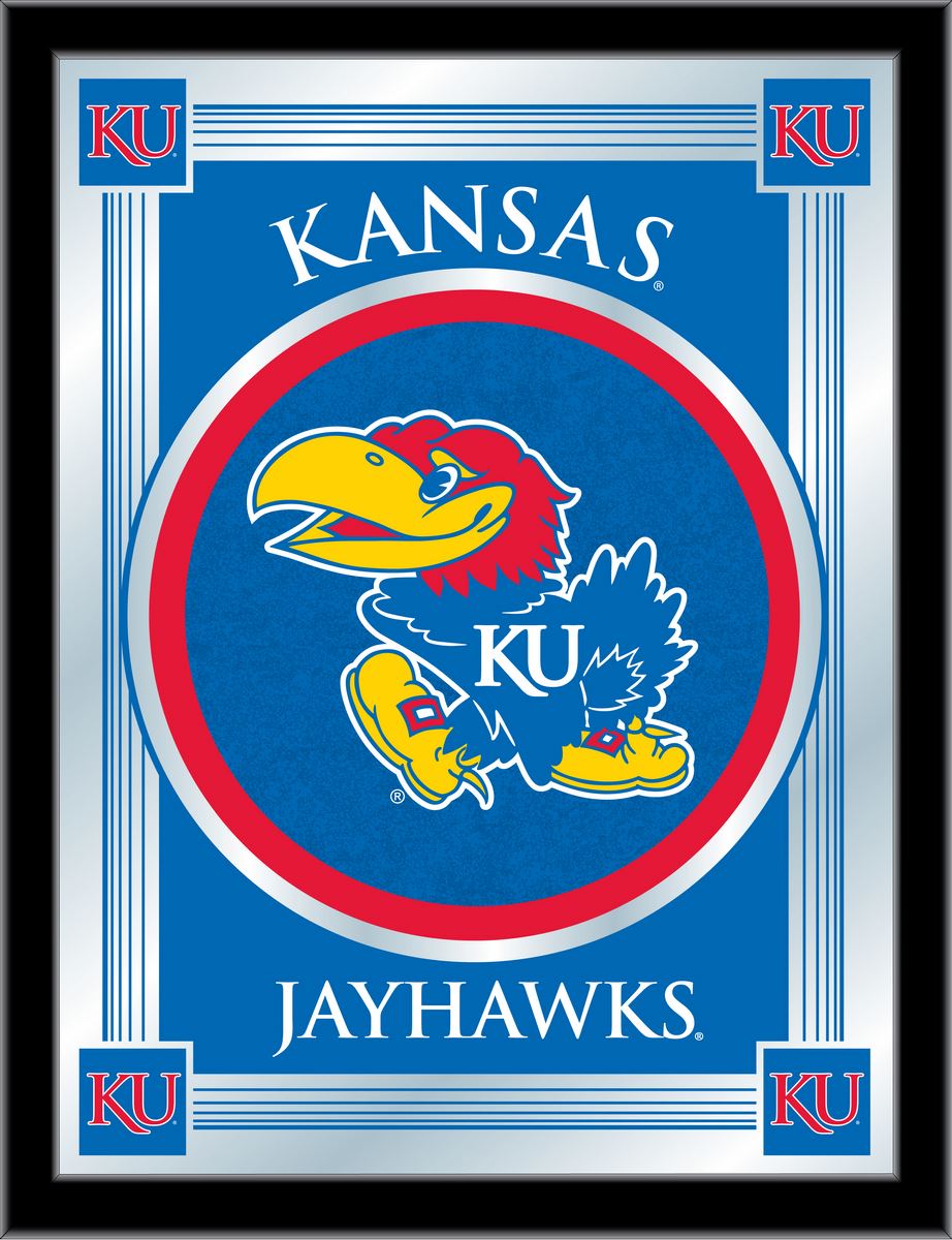 MLogoKnsasU Kansas 17 x 22 in. University Logo Mirror