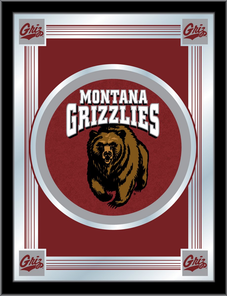 MLogoMontUn Montana 17 x 22 in. University Logo Mirror