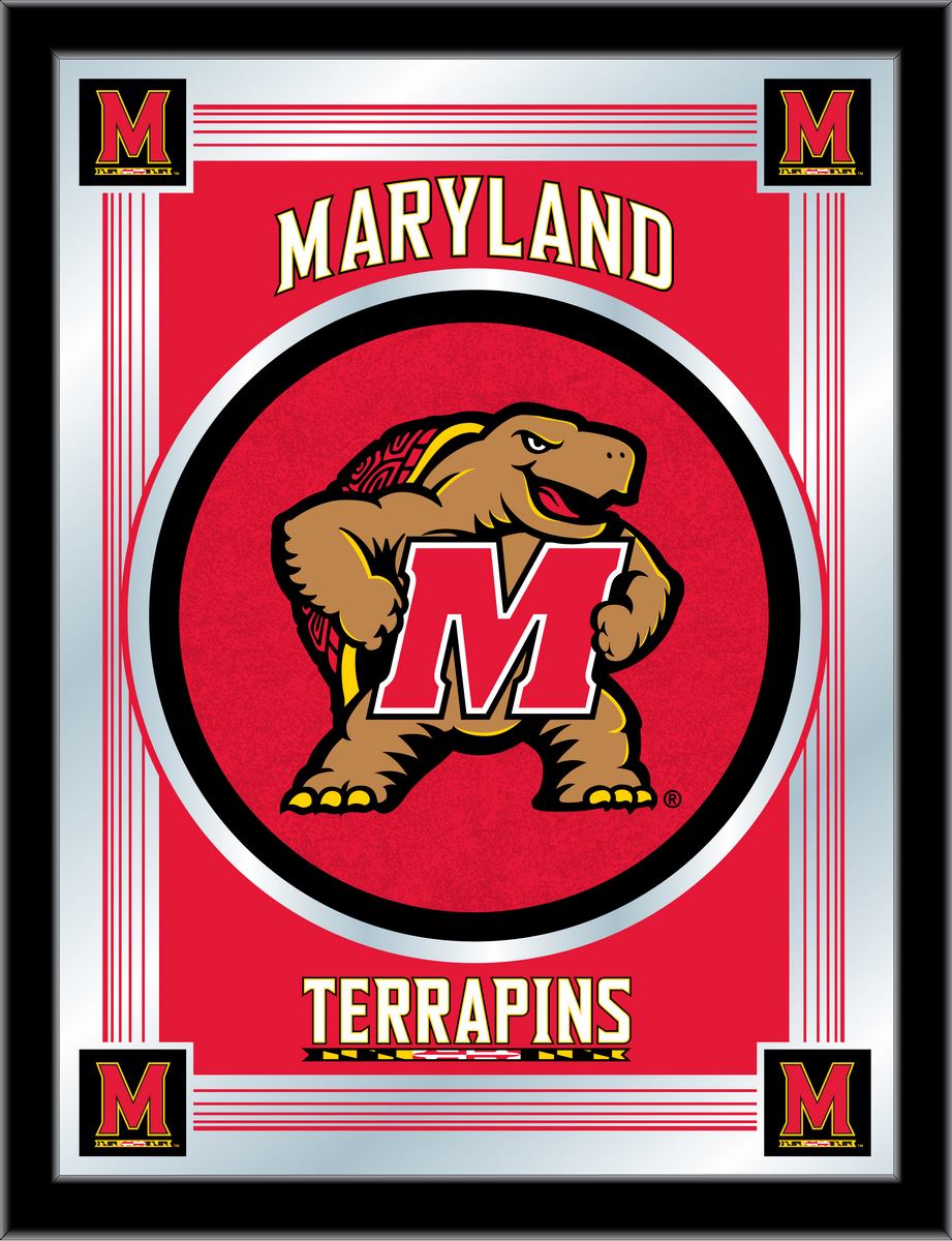 MLogoMrylnd Maryland 17 x 22 in. University Logo Mirror