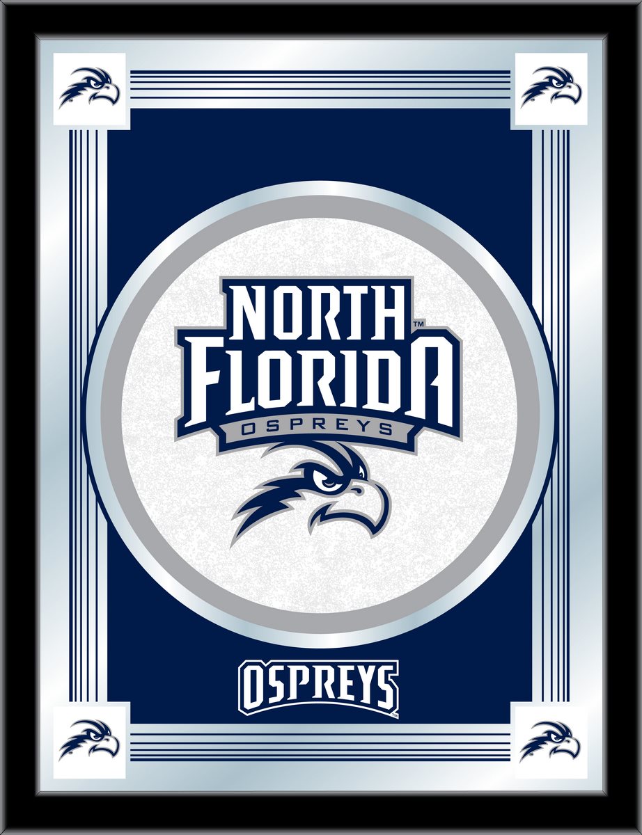 MLogoNorFla North Florida 17 x 22 in. University Logo Mirror