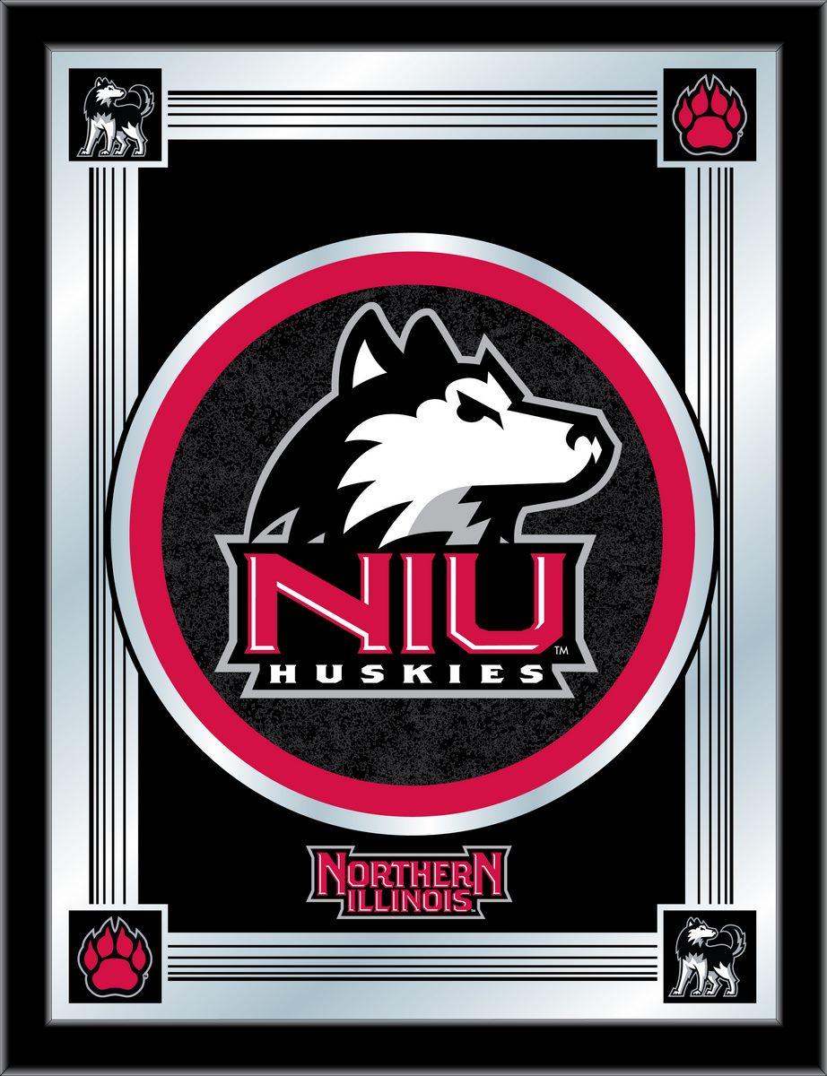 MLogoNorIll Northern Illinois 17 x 22 in. University Logo Mirror