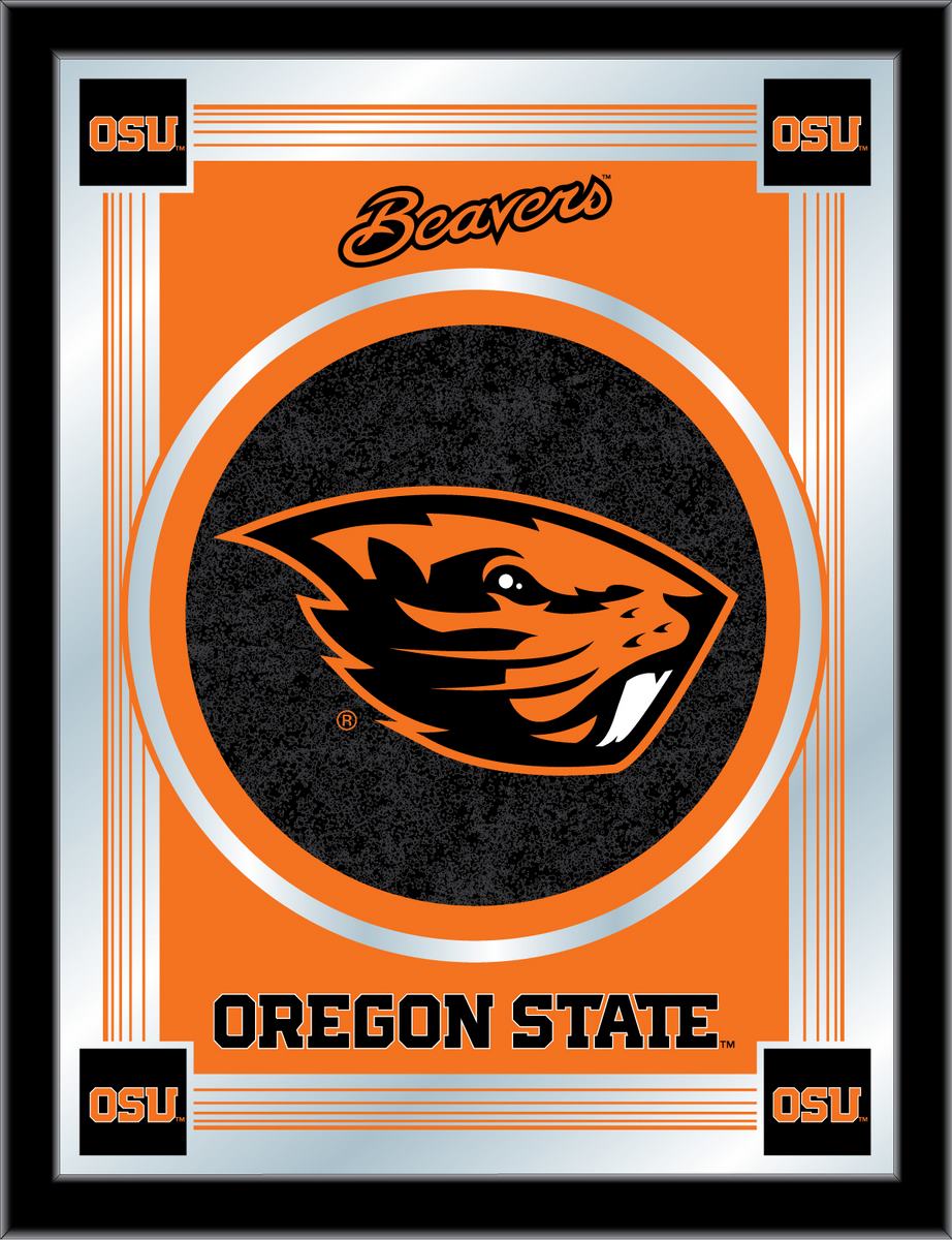 MLogoOregSt Oregon State 17 x 22 in. University Logo Mirror