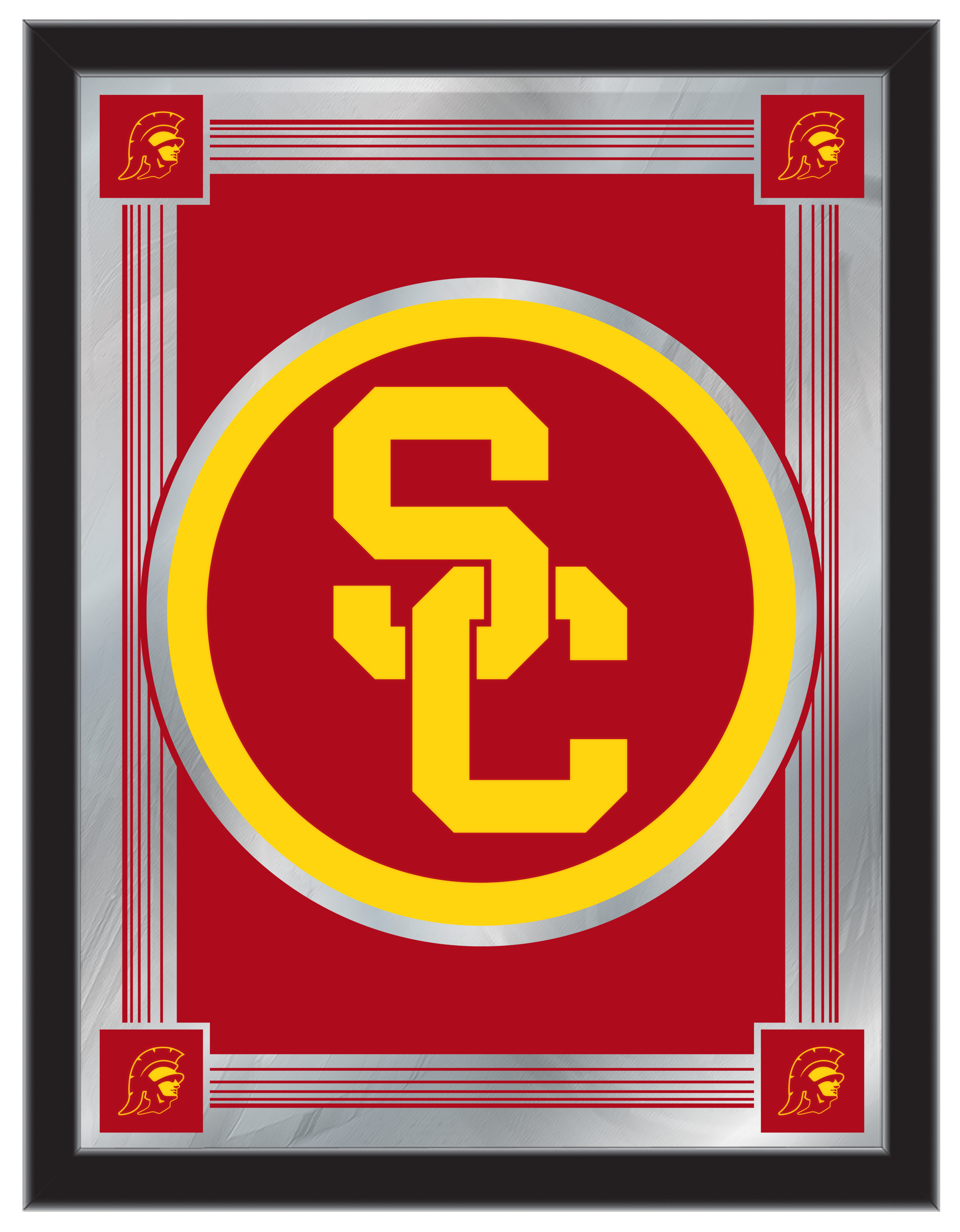 MLogoSouCal USC Trojans 17 x 22 in. University Logo Mirror