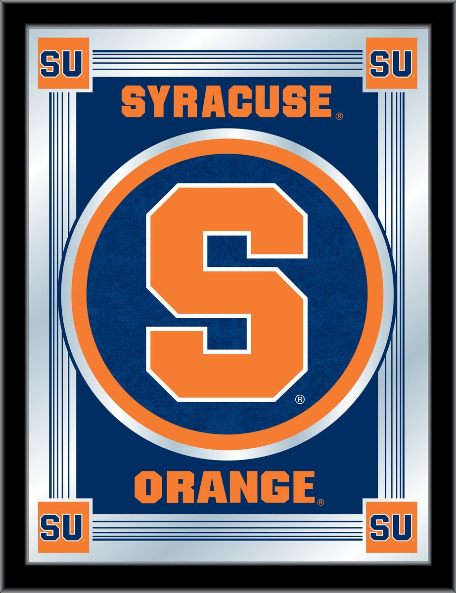 MLogoSyrcse Syracuse 17 x 22 in. University Logo Mirror