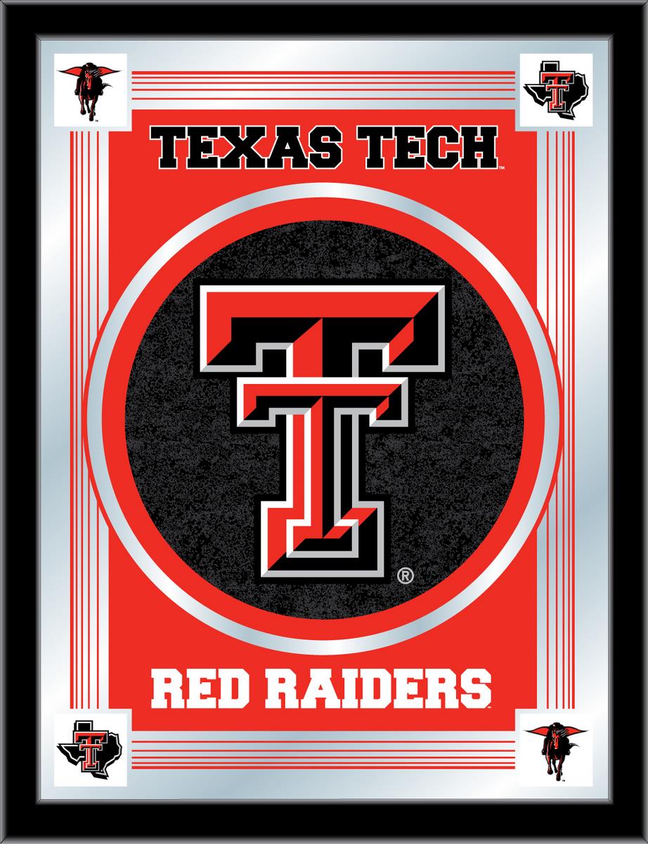 MLogoTXTech Texas Tech 17 x 22 in. University Logo Mirror