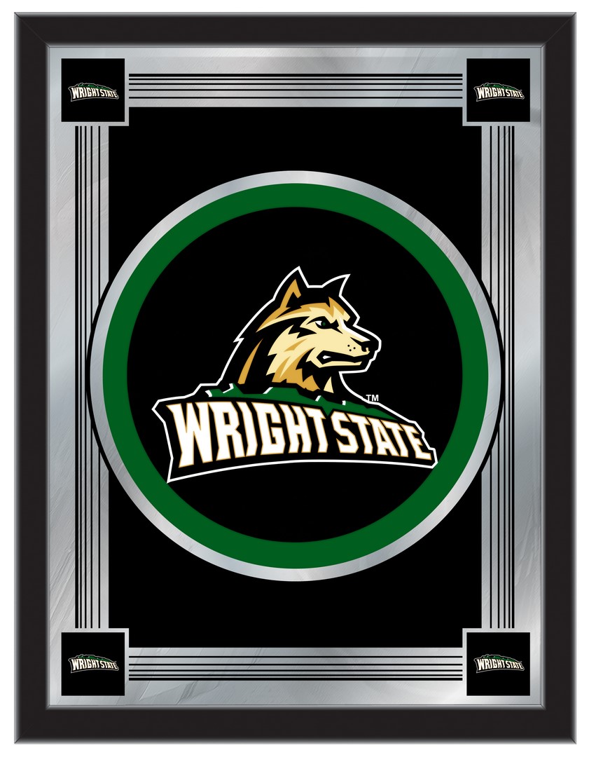 MLogoWrtStU Wright State 17 x 22 in. University Logo Mirror