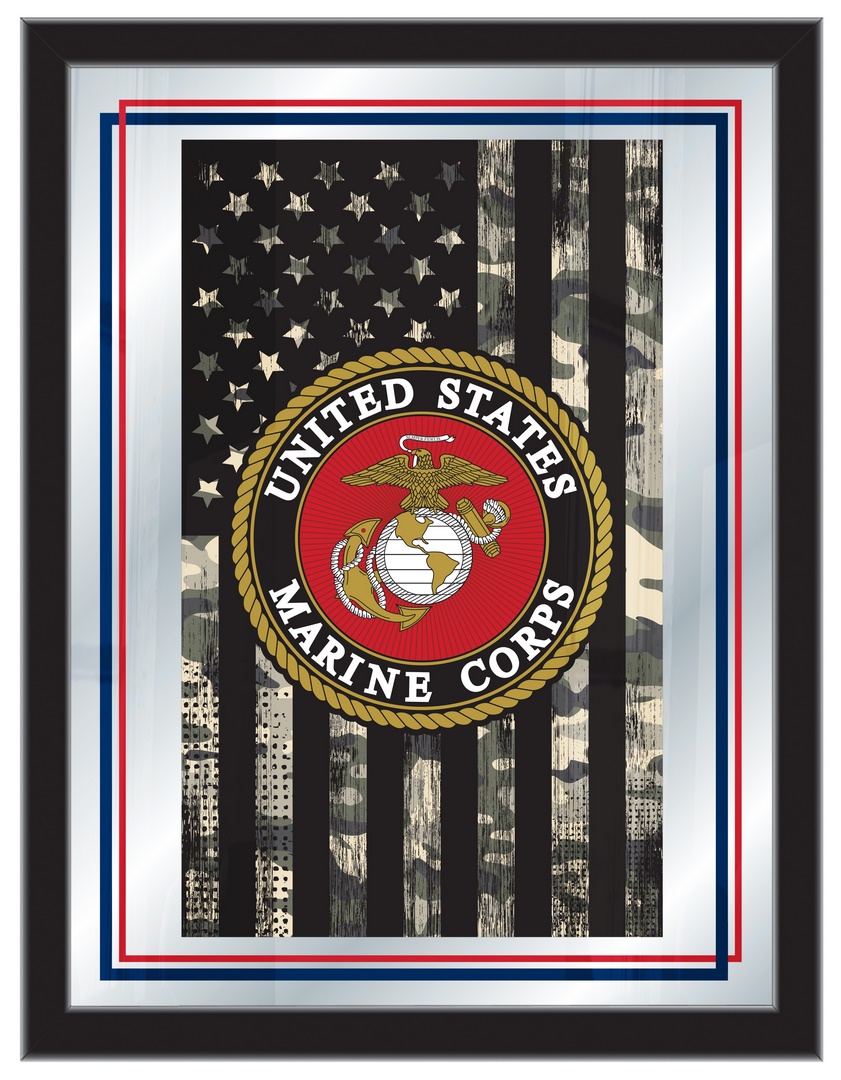 MLogoMarine U.S. Marines 17 x 22 in. University Logo Mirror