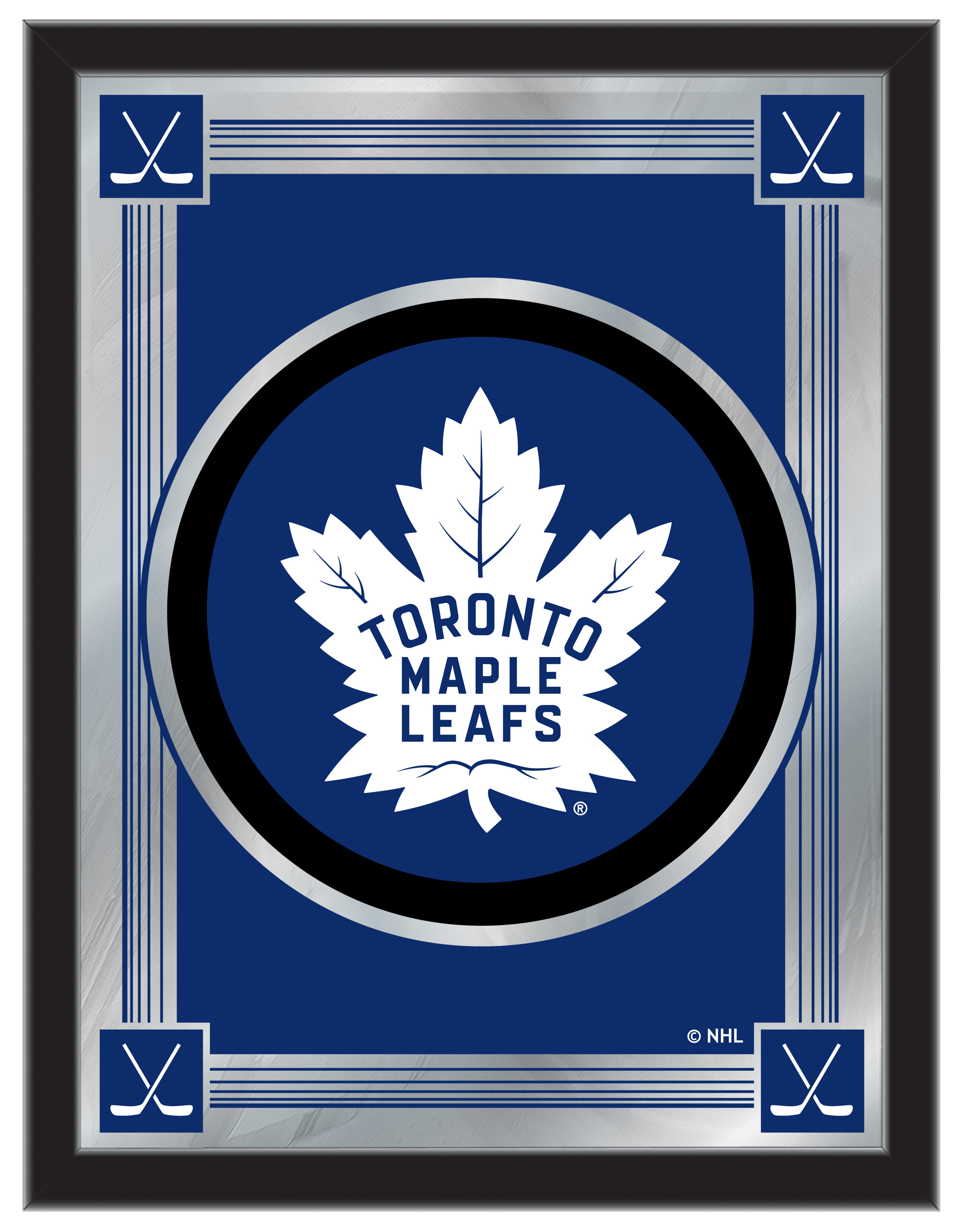 MLogoTorMpl Toronto Maple Leafs 17 x 22 in. University Logo Mirror