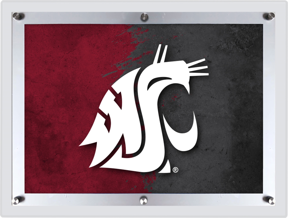 Picture of Holland Bar Stool LBLedA-LGWashSt 32 x 23.5in. NCAA Washington State University Backlit LED Sign