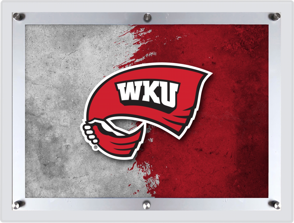 Picture of Holland Bar Stool LBLedA-LGWestKy 32 x 23.5in. NCAA Western Kentucky University Backlit LED Sign