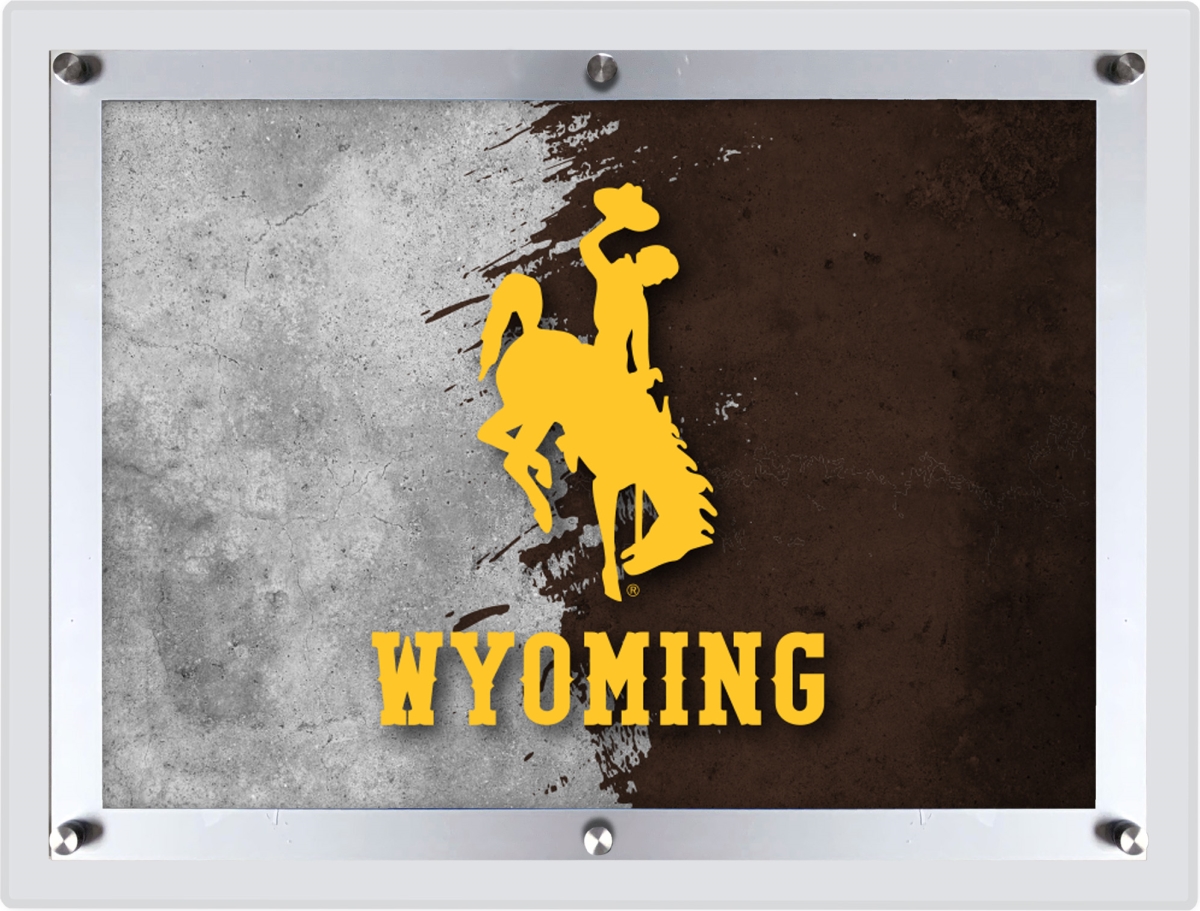 Picture of Holland Bar Stool LBLedA-LGWymng 32 x 23.5in. NCAA University of Wyoming Backlit LED Sign