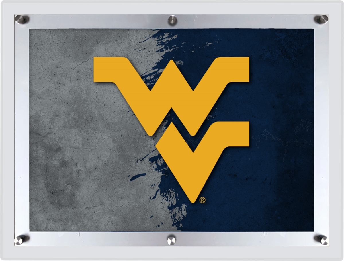 Picture of Holland Bar Stool LBLedA-LGWestVA 32 x 23.5in. NCAA West Virginia University Backlit LED Sign