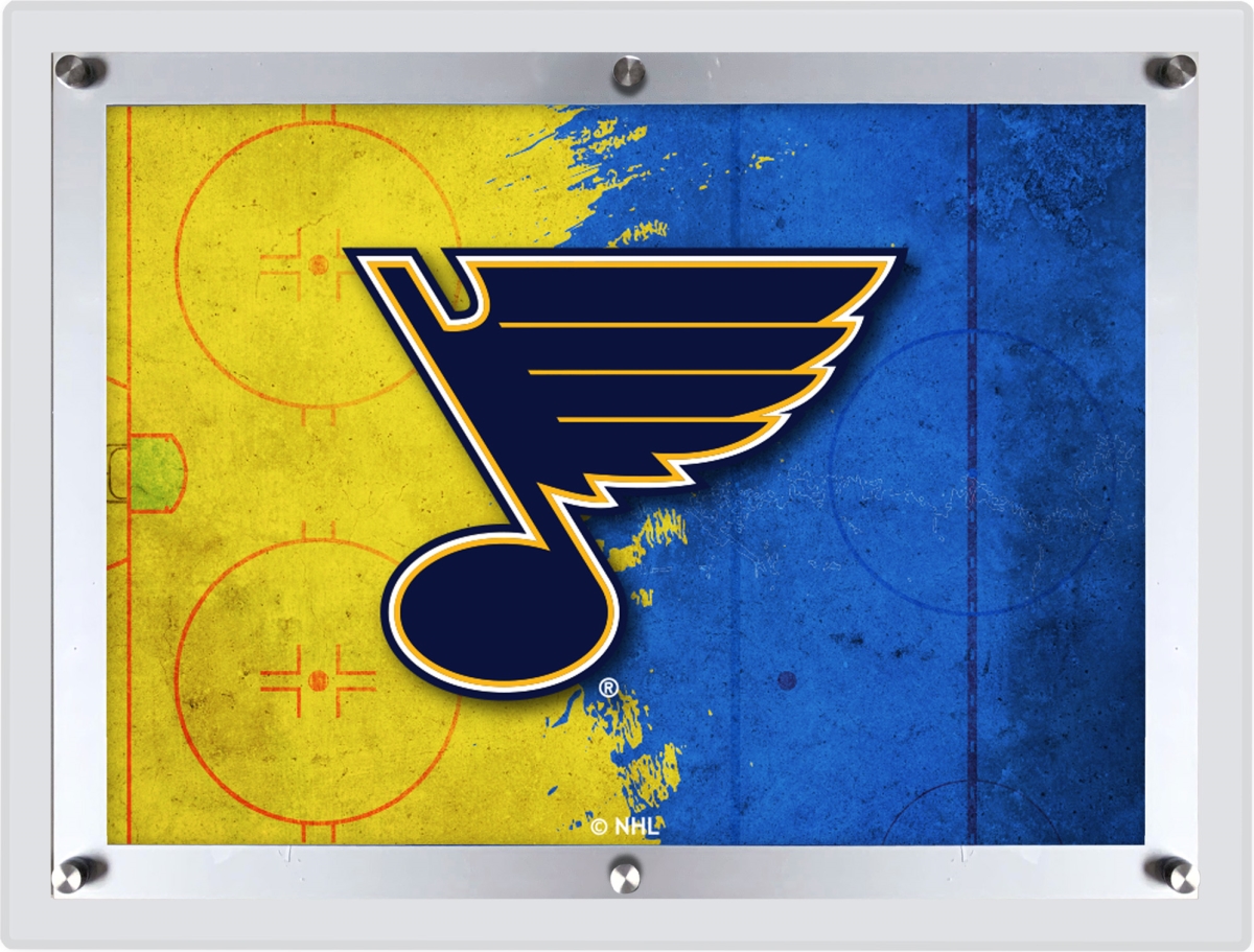 Picture of Holland Bar Stool LBLedA-LGSTLBlu 32 x 23.5in. NHL St Louis Blues Backlit LED Sign