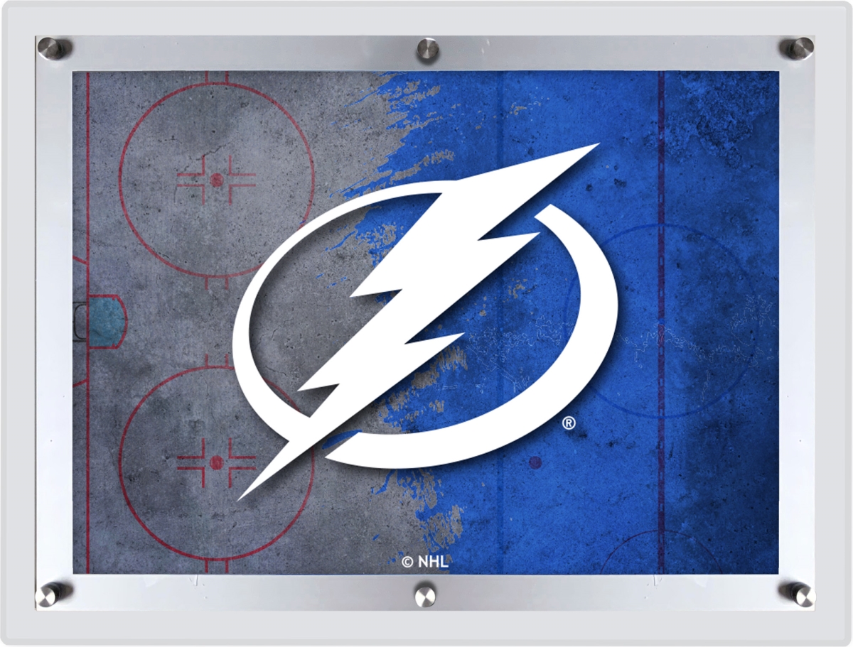 Picture of Holland Bar Stool LBLedA-LGTBLght 32 x 23.5in. NHL Tampa Bay Lightning Backlit LED Sign