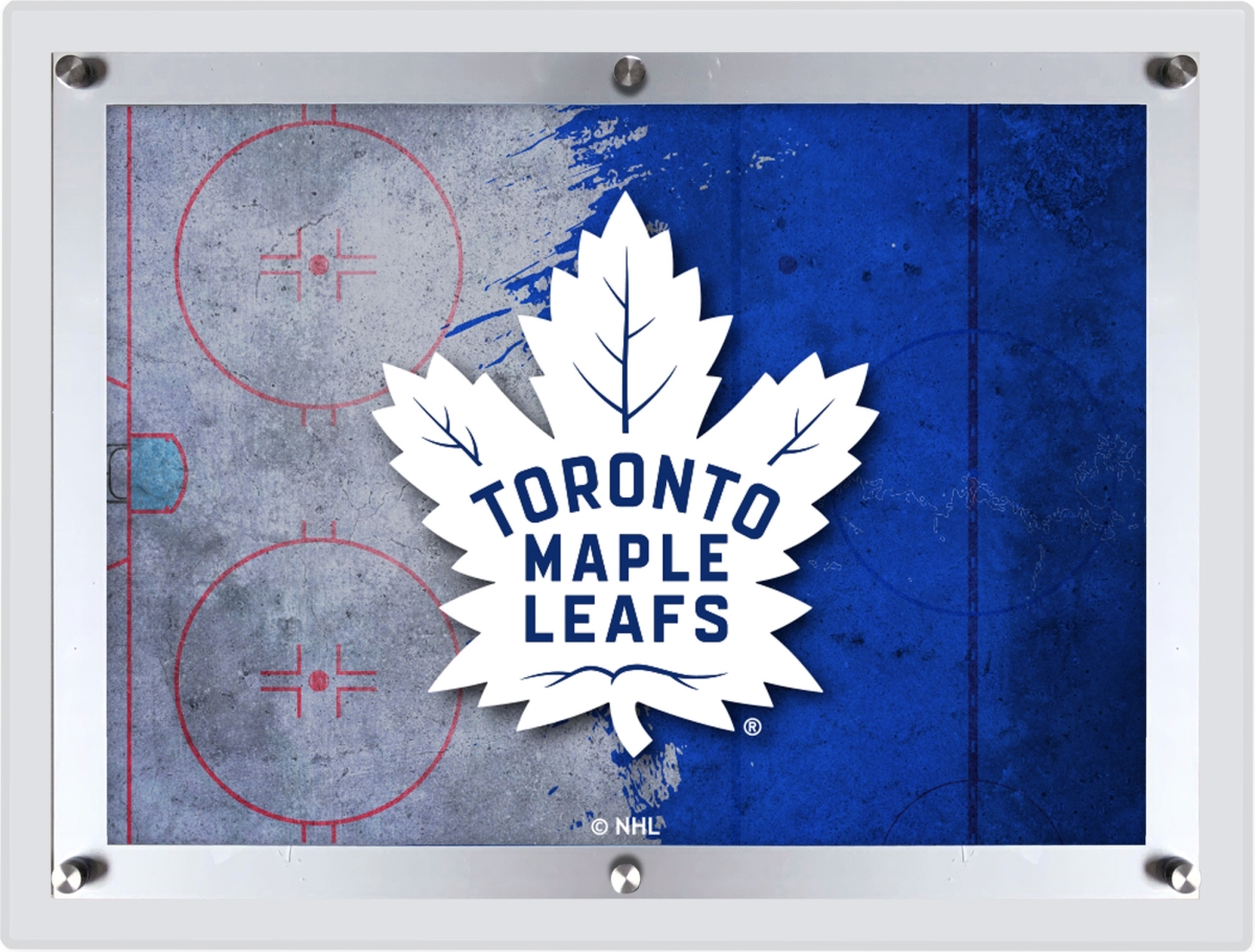 Picture of Holland Bar Stool LBLedA-LGTorMpl 32 x 23.5in. NHL Toronto Maple Leafs Backlit LED Sign