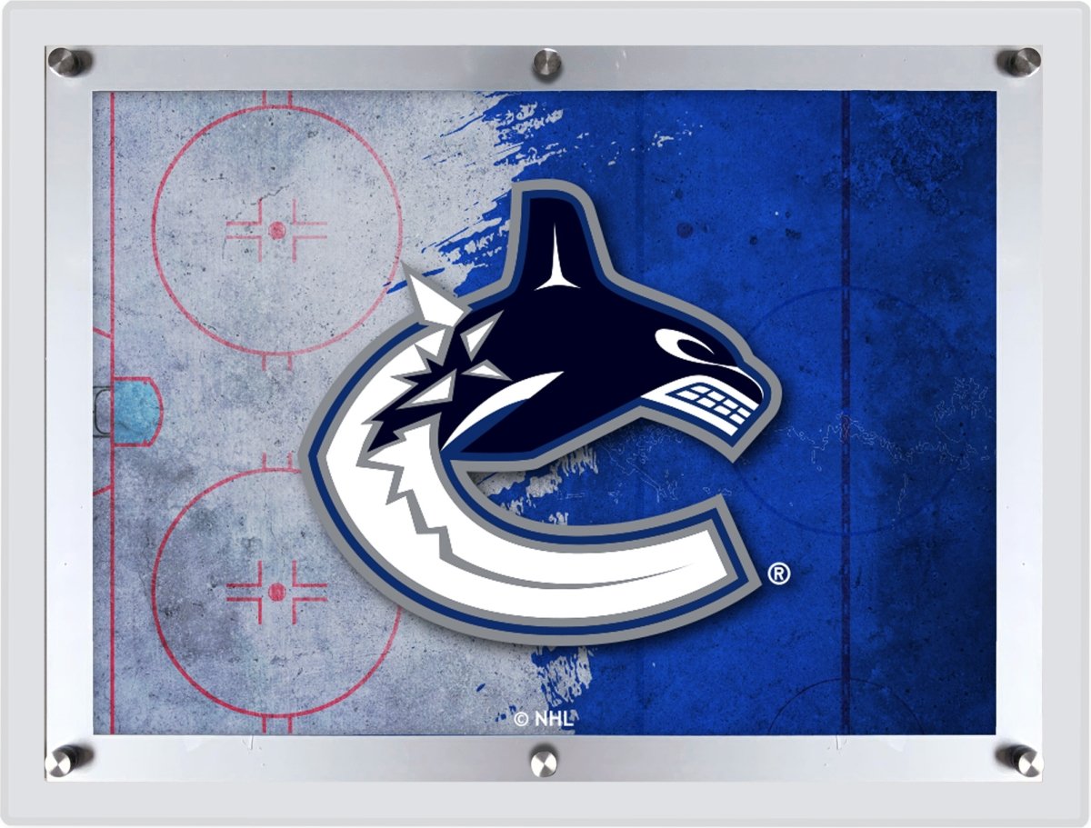 Picture of Holland Bar Stool LBLedA-LGVanCan 32 x 23.5in. NHL Vancouver Canucks Backlit LED Sign