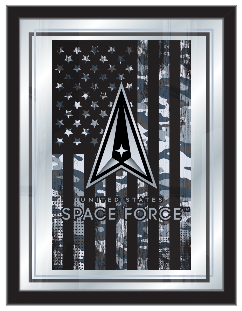 MLogoSpaFor United States Space Force 17 x 22 in. Digital Logo Wall Mirror