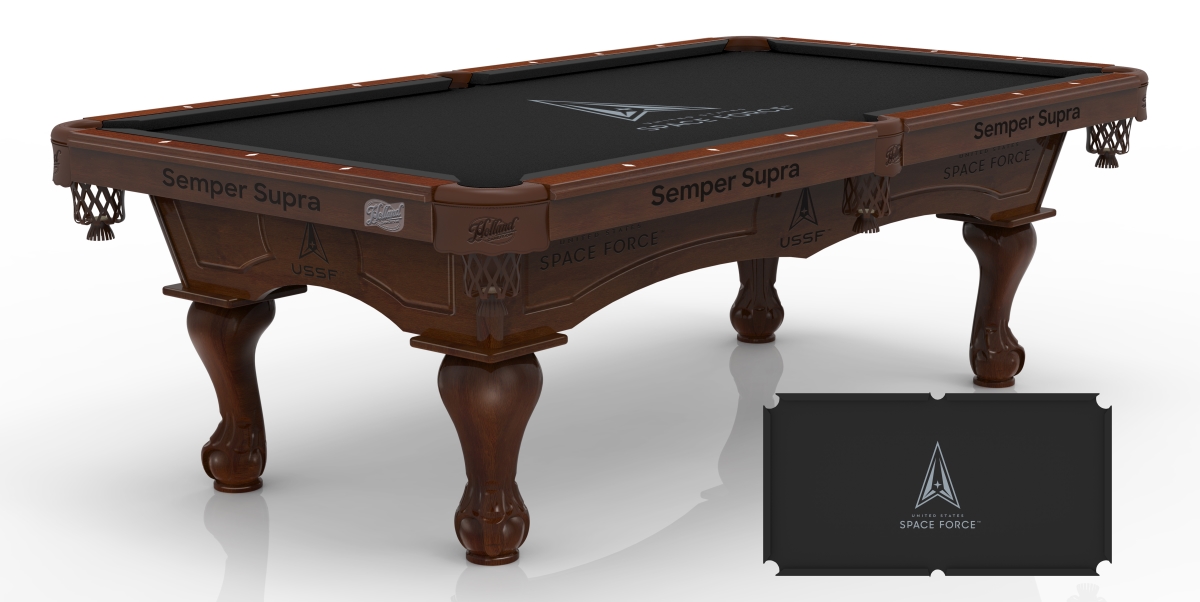 PT8NavClawSpaFor-PCLSpaFor United States Space Force 8 ft. Pool Table with Navajo