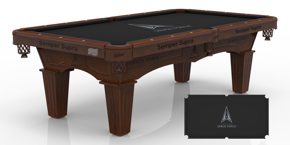 PT8NavTapSpaFor-PCLSpaFor United States Space Force 8 ft. Pool Table - Navajo