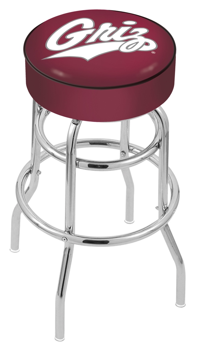 30" L7C1 - 4" Montana Cushion Seat with Double-Ring Chrome Base Swivel Bar Stool by  Company