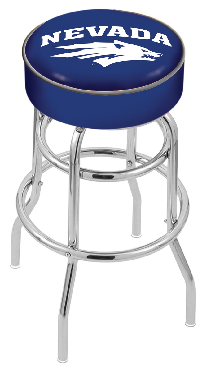 30" L7C1 - 4" Nevada Cushion Seat with Double-Ring Chrome Base Swivel Bar Stool by  Company
