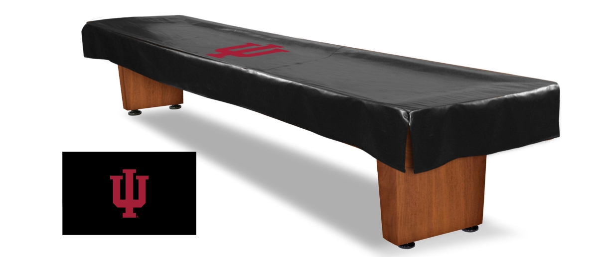 SBCV12IndnaU 12 ft. Indiana University Shuffleboard Table Cover