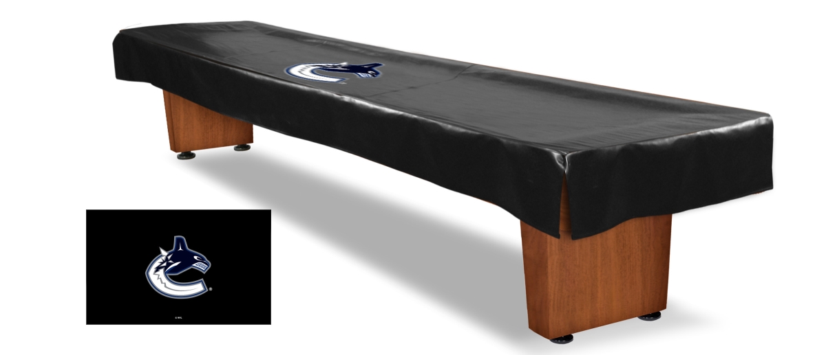 SBCV12VanCan 12 ft. Vancouver Canucks Shuffleboard Table Cover