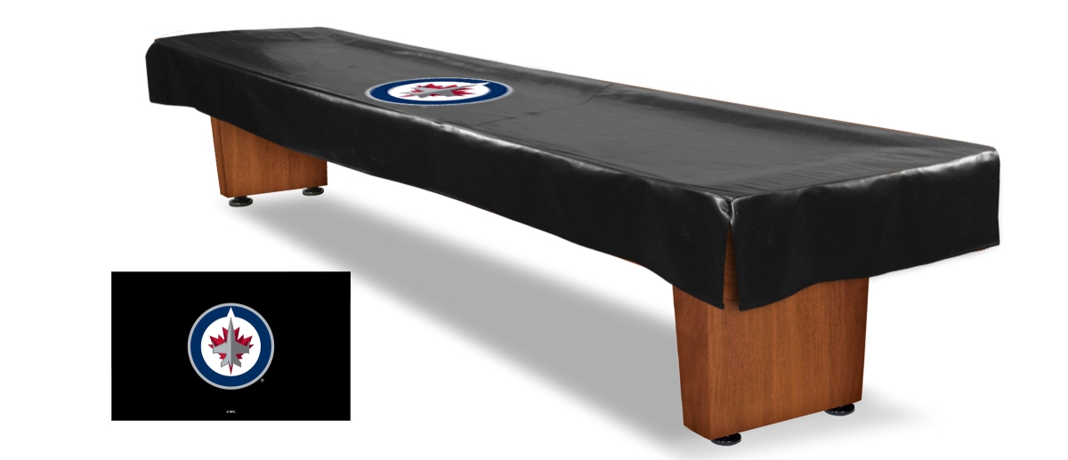 SBCV12WinJet 12 ft. Winnipeg Jets Shuffleboard Table Cover