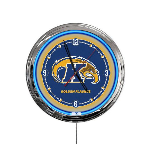 ClkL16KentSt 16 in. Kent State University LED Wall Clock, Multi Color