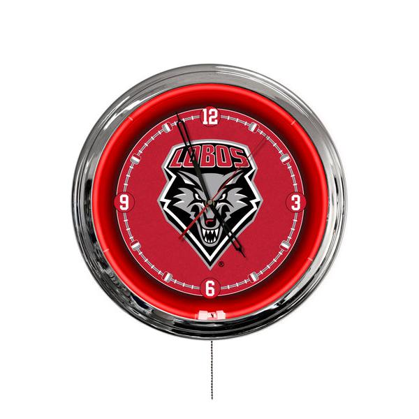 ClkL16 Mex 16 in. University of   Mexico LED Wall Clock, Multi Color