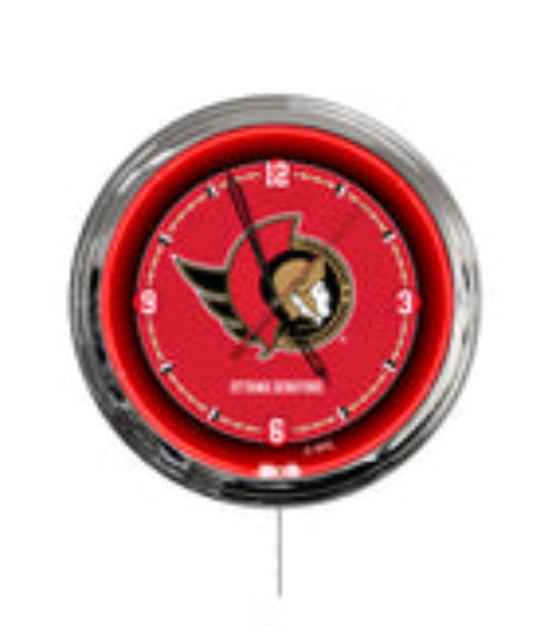 ClkL16OttSen Ottawa Senators 16 in. Multi Color LED Wall Clock