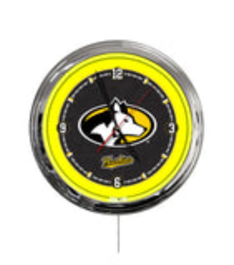 ClkL16MITech Michigan Tech University 16 in. Multi Color LED Wall Clock