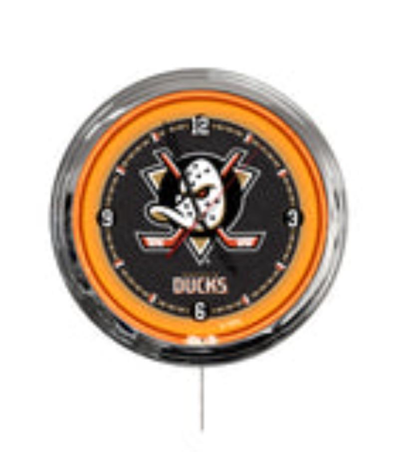 ClkL16AnaDks Anaheim Ducks 16 in. Multi Color LED Wall Clock
