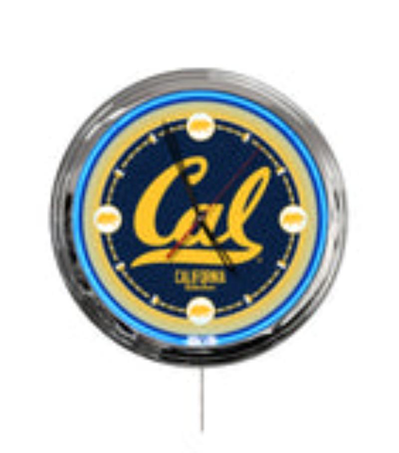 ClkL16Cal-Un University of California 16 in. Multi Color LED Wall Clock