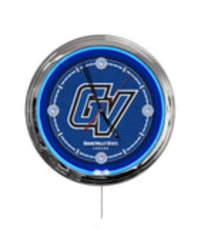ClkL16GVStUn Grand Valley State University 16 in. Multi Color LED Wall Clock