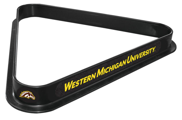 Tri1WestMI NCAA West Michigan Team Logo Billiard Pool Table Triangle Rack