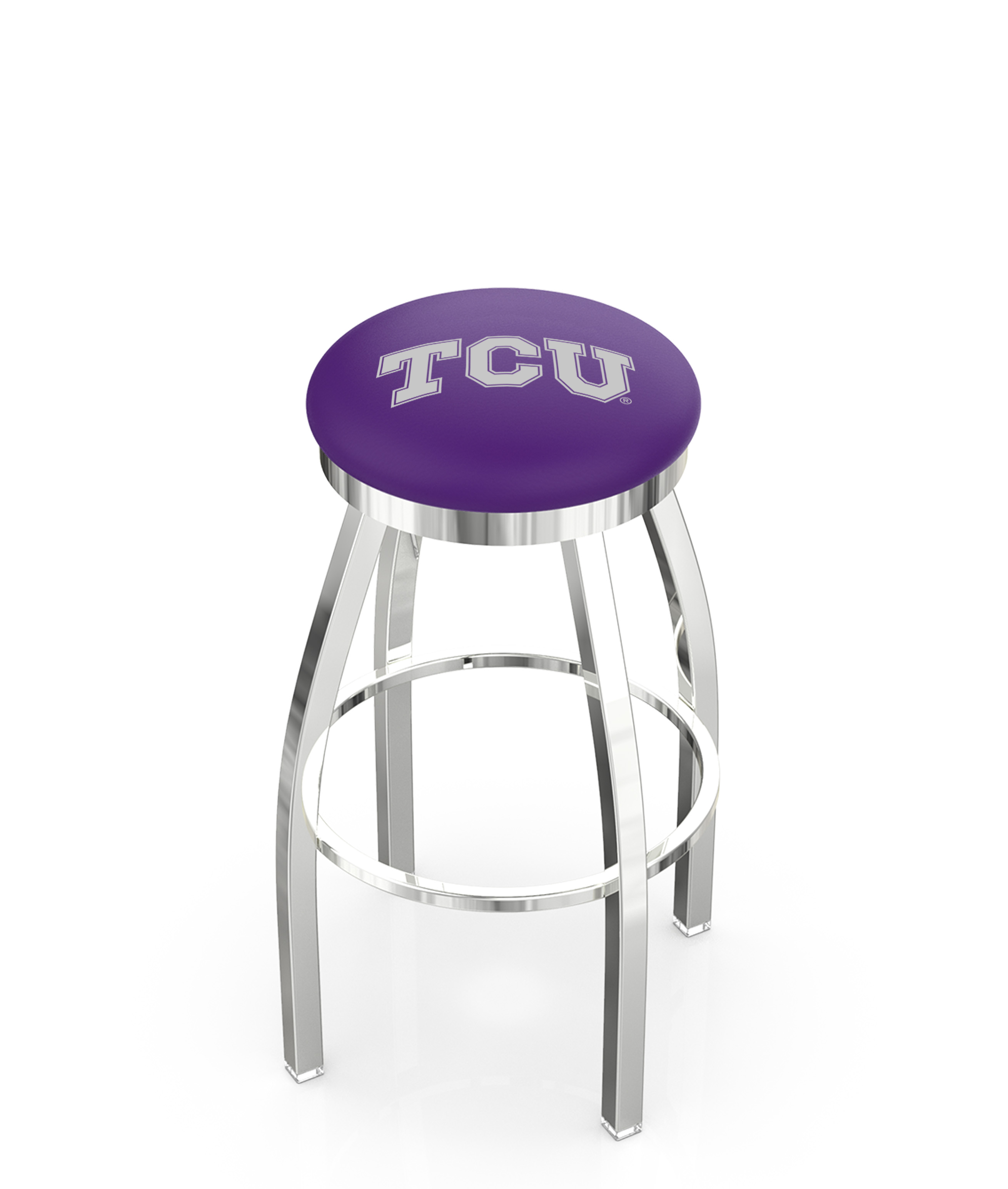 25" L8C2C - Chrome TCU Swivel Bar Stool with Accent Ring by  Company
