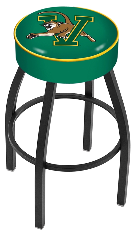 25" L8B1 - 4" Vermont Cushion Seat with Black Wrinkle Base Swivel Bar Stool by  Company