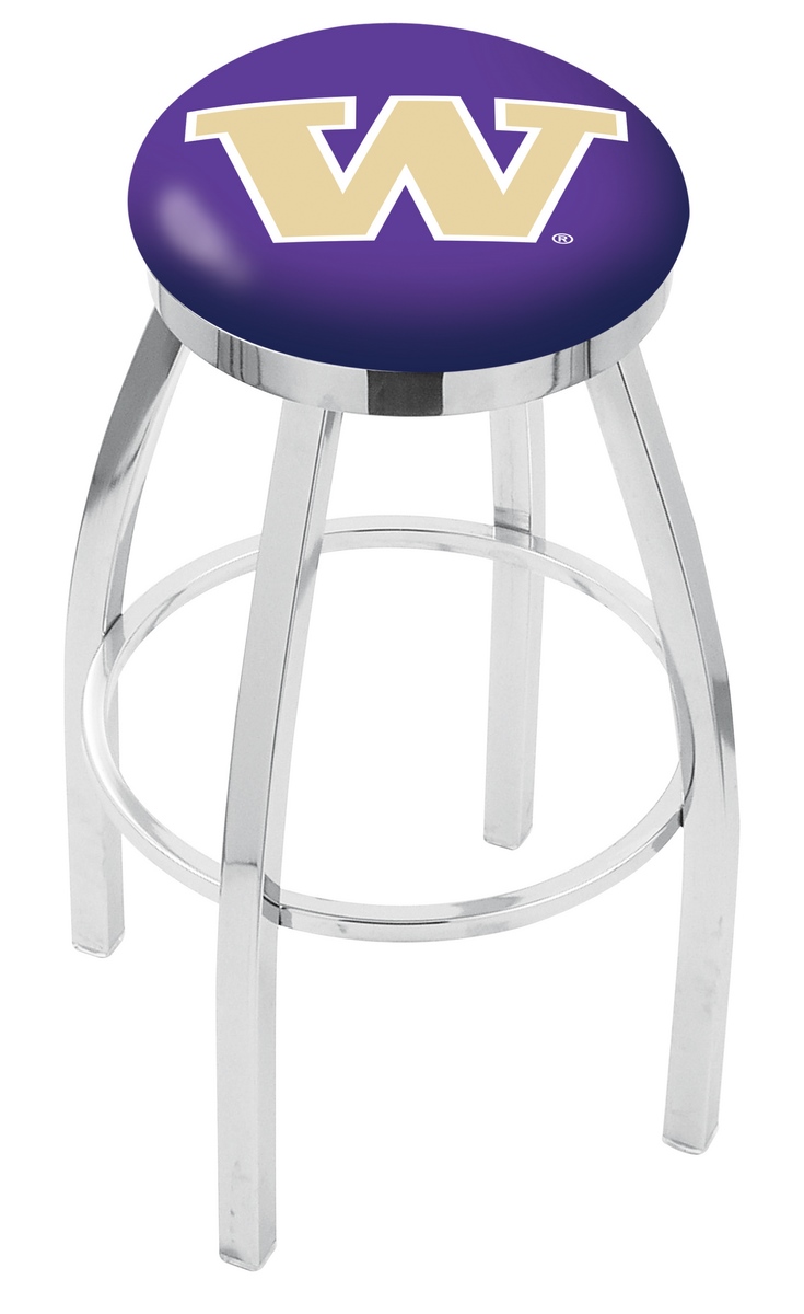 30" L8C2C - Chrome Washington Swivel Bar Stool with Accent Ring by  Company