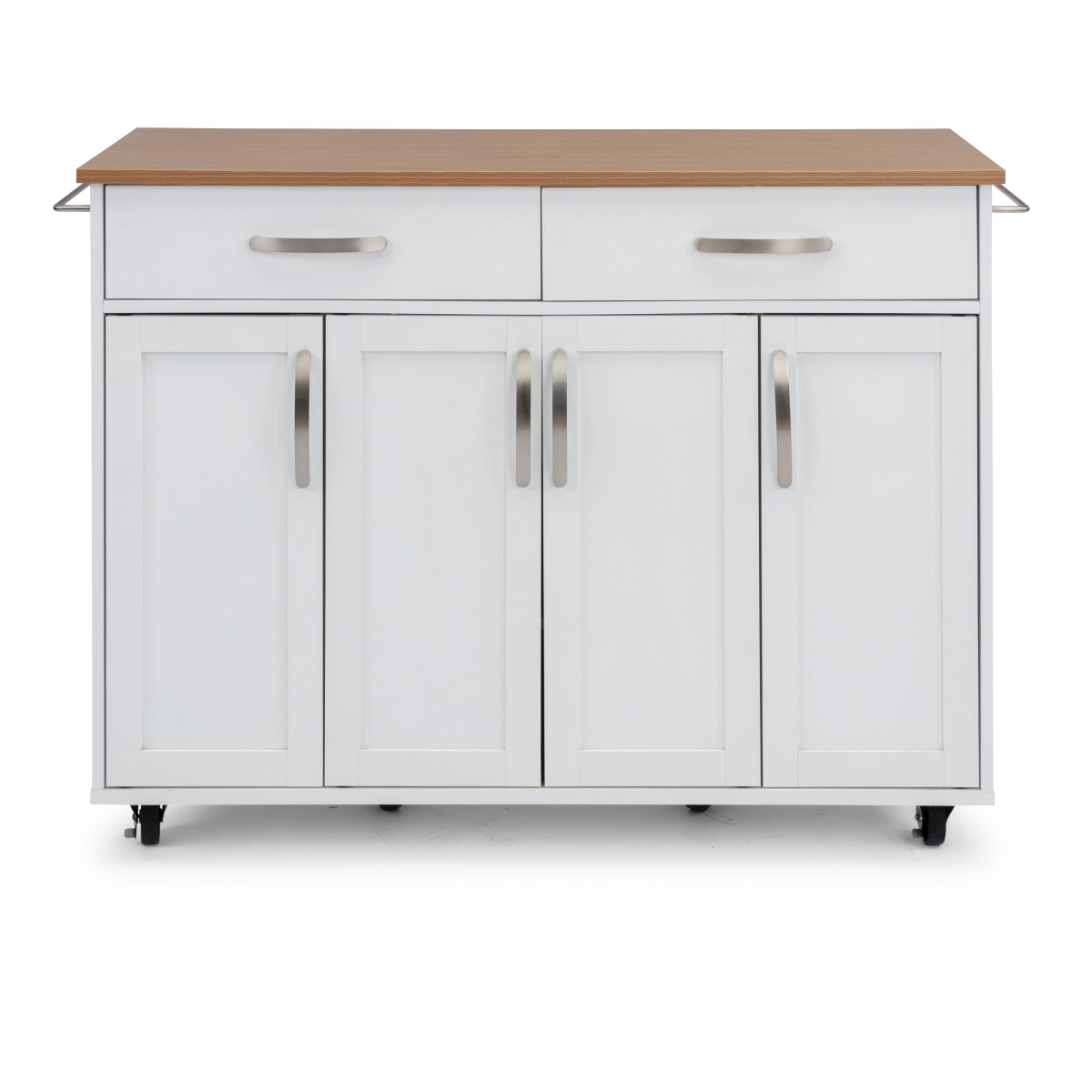 Picture of Homestyles 4410-95 50.75 in. Storage Plus Kitchen Cart&#44; Off-White