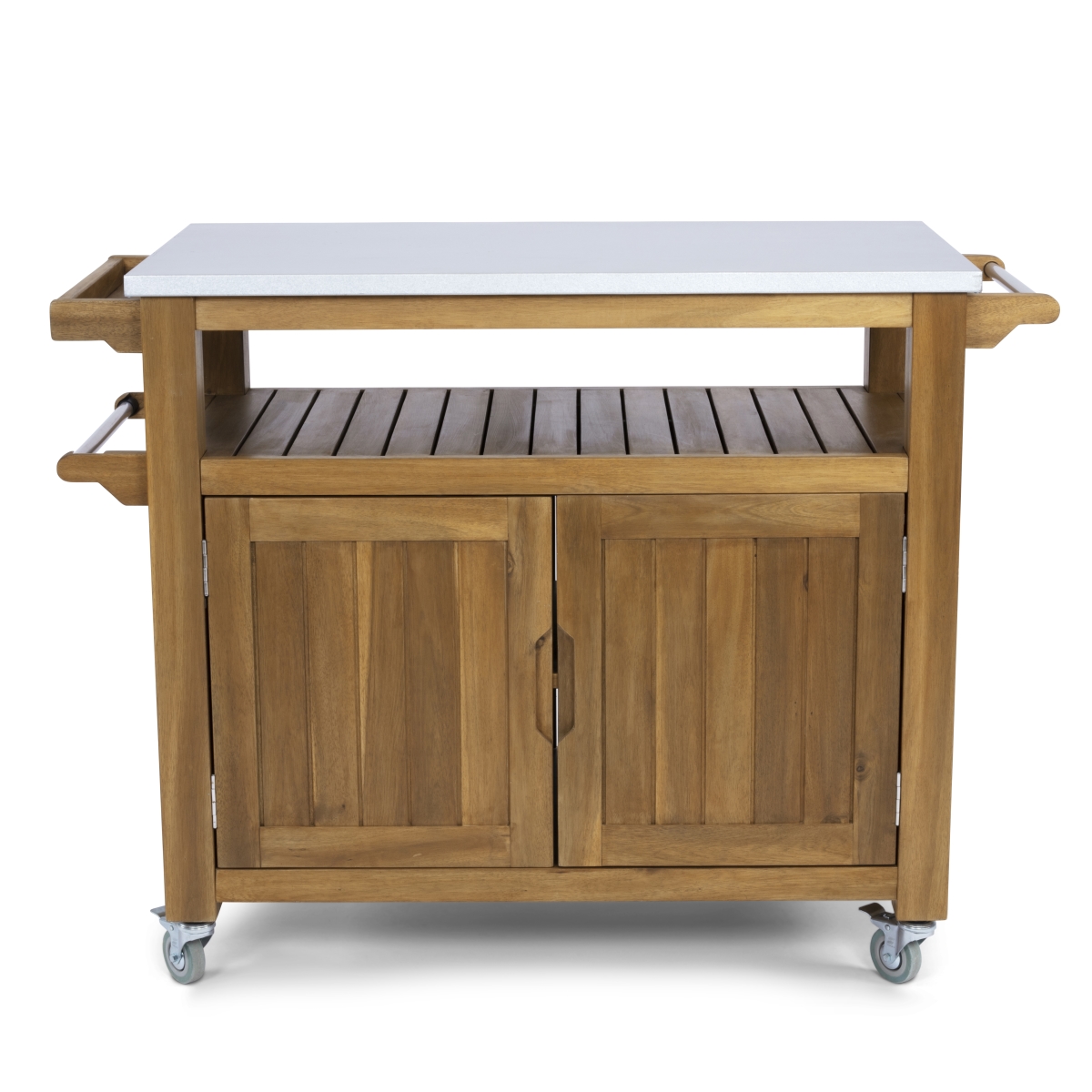 Picture of Homestyles 5663-95 Maho Outdoor Cart, Brown - 36.5 x 48 x 21 in.