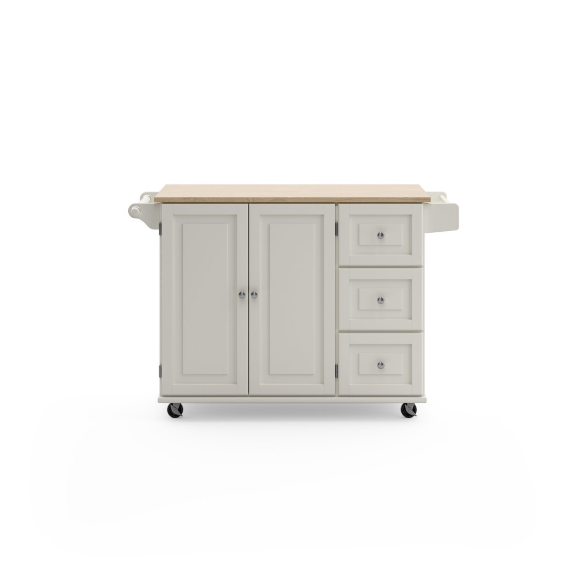Picture of Homestyles 4511-95 Blanche Kitchen Cart, Off-White - 36 x 53.5 x 18 in.