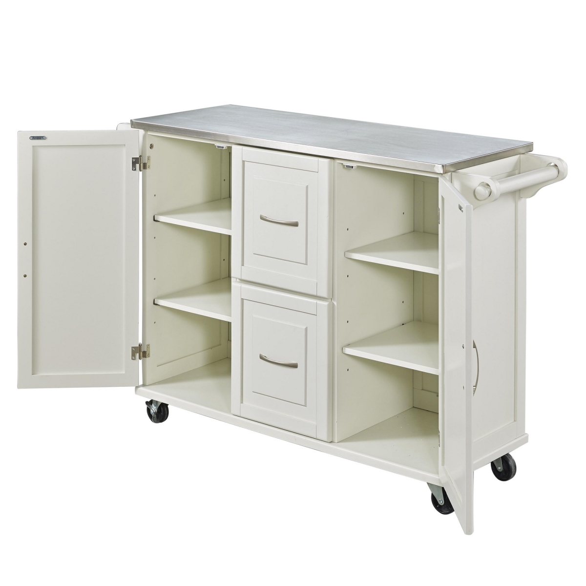Picture of Homestyles 4514-95 Blanche Kitchen Cart, Off-White - 36 x 53.5 x 17 in.