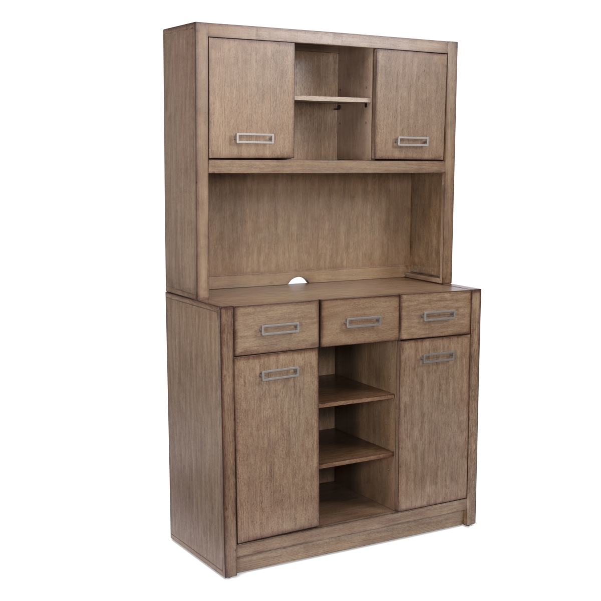 Picture of Homestyles 5506-687 Montecito Buffet with Hutch&#44; Brown